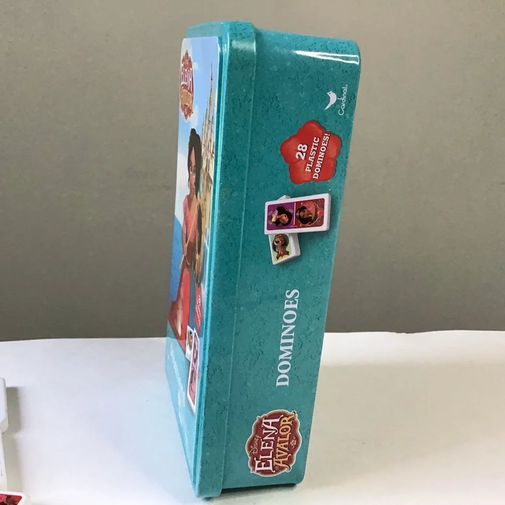 Disney Elena of Avalor Dominoes Game 28 Tiles in Collectible Tin by Cardinal